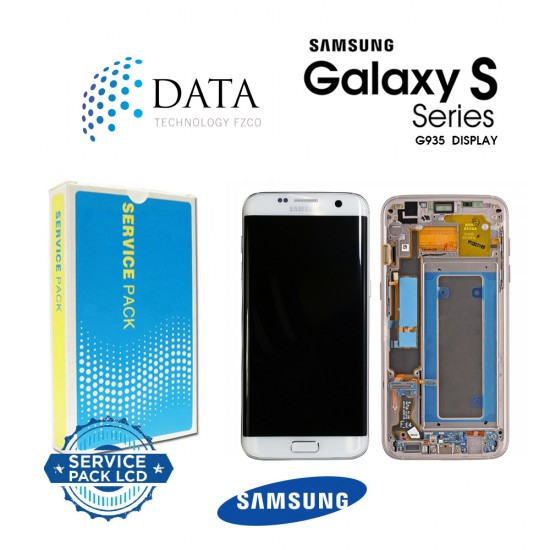 Samsung Galaxy S7 Edge (SM-G935F) -LCD Display + Touch Screen White GH97-18533D