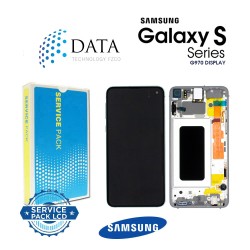Samsung Galaxy S10e (SM-G970F) -LCD Display + Touch Screen Prism White GH82-18852B