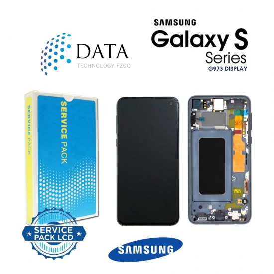 Samsung Galaxy S10 (SM-G973F) -LCD Display + Touch Screen Silver GH82-18850G