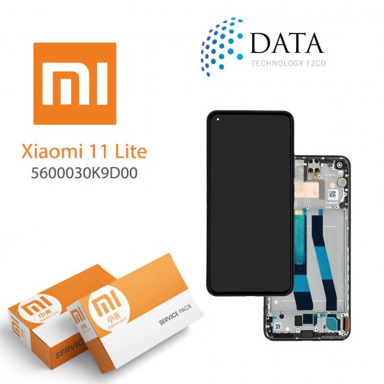 Xiaomi 11 Lite New Edition (5G2021) LCD Display + Touch Screen Black 5600030K9D00