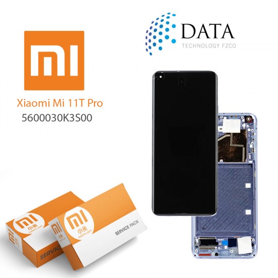 Xiaomi 11T Pro (2021) LCD Display + Touch Screen Black 5600030K3S00