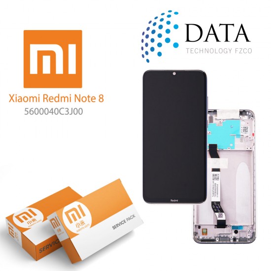 Xiaomi Redmi Note 8 (M1908C3JG) -LCD Display + Touch Screen moonlight White 5600040C3J00