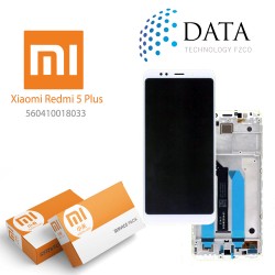 Xiaomi Redmi 5 Plus -LCD Display + Touch Screen White (Service Pack) 560410018033 OR 560410024033