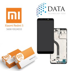 Xiaomi Redmi 5 Plus -LCD Display + Touch Screen Black (Service Pack) 560610023033 OR 560610032033