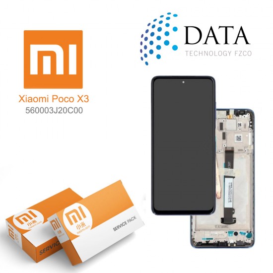 Xiaomi Poco X3 -LCD Display + Touch Screen Tarnish 560003J20C00